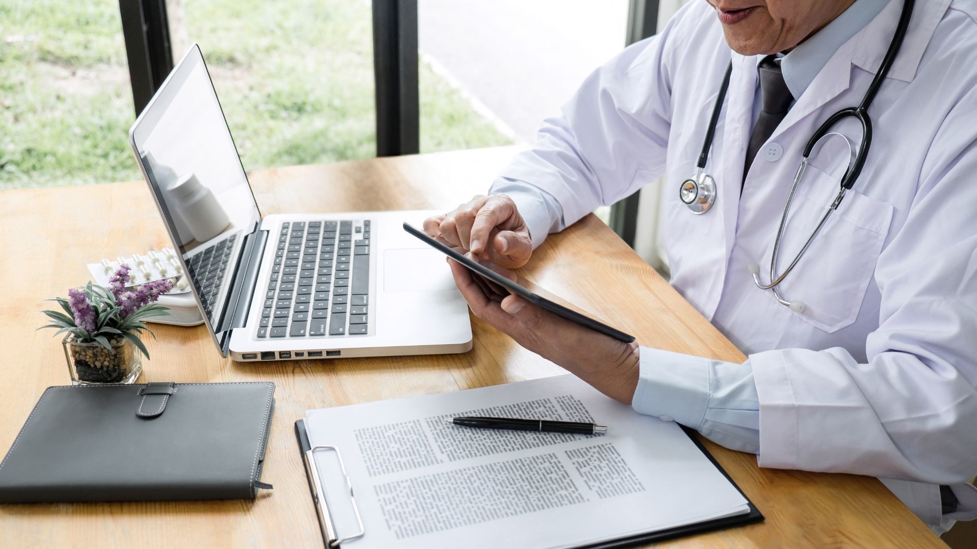 Reviewing notes and health observation checklist